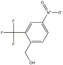 (4-nitro-2-(trifluoromethyl)phenyl)methanol Struktur