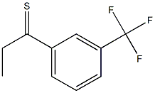 1-(3-(trifluoromethyl)phenyl)propane-1-thione Struktur