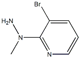 1-(3-bromopyridin-2-yl)-1-methylhydrazine Struktur