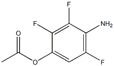 1-(4-Amino-2,3,5-trifluoro-phenyl)-acetic acid Struktur