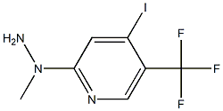 1-(5-(trifluoromethyl)-4-iodopyridin-2-yl)-1-methylhydrazine Struktur