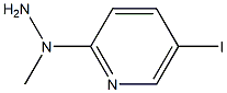 1-(5-iodopyridin-2-yl)-1-methylhydrazine Struktur