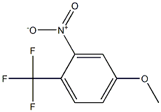 1-(trifluoromethyl)-4-methoxy-2-nitrobenzene Struktur