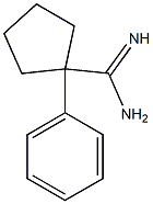 1-phenylcyclopentanecarboxamidine Struktur