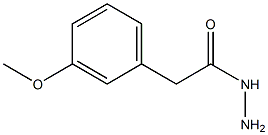 2-(3-methoxyphenyl)acetohydrazide Struktur