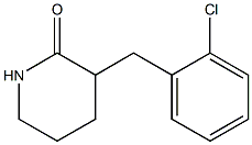 3-(2-chlorobenzyl)piperidin-2-one Struktur