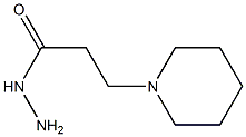 3-(piperidin-1-yl)propanehydrazide Struktur