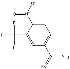 3-(trifluoromethyl)-4-nitrobenzamidine Struktur