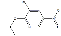 3-bromo-2-isopropoxy-5-nitropyridine Struktur