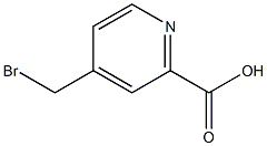 4-(bromomethyl)pyridine-2-carboxylic acid Struktur