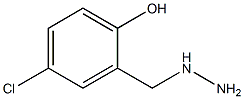 4-chloro-2-(hydrazinylmethyl)phenol Struktur