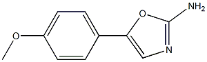 5-(4-METHOXY-PHENYL)-OXAZOL-2-YLAMINE Struktur