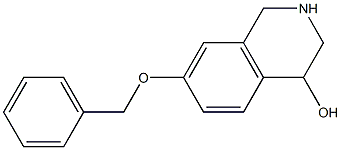 7-(benzyloxy)-1,2,3,4-tetrahydroisoquinolin-4-ol Struktur