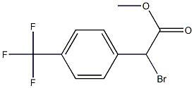 Bromo-(4-trifluoromethyl-phenyl)-acetic acid methyl ester Struktur