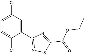 ethyl 3-(2,5-dichlorophenyl)-1,2,4-thiadiazole-5-carboxylate Struktur