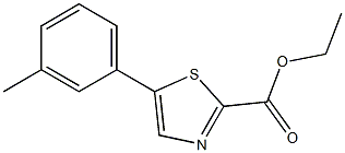 ethyl 5-m-tolylthiazole-2-carboxylate Struktur