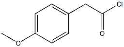 2-(4-methoxyphenyl)acetyl chloride Struktur