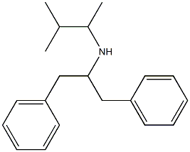 (1,3-diphenylpropan-2-yl)(3-methylbutan-2-yl)amine Struktur