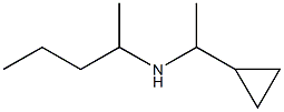 (1-cyclopropylethyl)(pentan-2-yl)amine Struktur