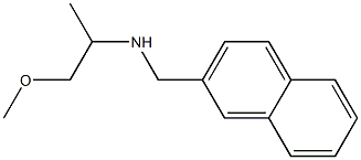 (1-methoxypropan-2-yl)(naphthalen-2-ylmethyl)amine Struktur