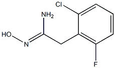 (1Z)-2-(2-chloro-6-fluorophenyl)-N'-hydroxyethanimidamide Struktur