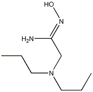 (1Z)-2-(dipropylamino)-N'-hydroxyethanimidamide Struktur