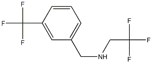 (2,2,2-trifluoroethyl)({[3-(trifluoromethyl)phenyl]methyl})amine Struktur