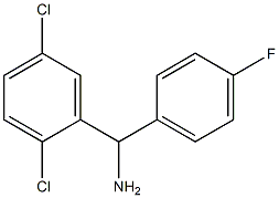 (2,5-dichlorophenyl)(4-fluorophenyl)methanamine Struktur