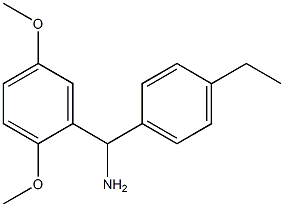 (2,5-dimethoxyphenyl)(4-ethylphenyl)methanamine Struktur