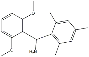 (2,6-dimethoxyphenyl)(2,4,6-trimethylphenyl)methanamine Struktur