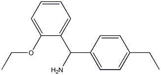 (2-ethoxyphenyl)(4-ethylphenyl)methanamine Struktur