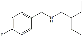 (2-ethylbutyl)[(4-fluorophenyl)methyl]amine Struktur