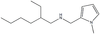 (2-ethylhexyl)[(1-methyl-1H-pyrrol-2-yl)methyl]amine Struktur