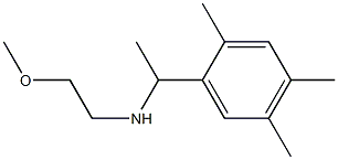 (2-methoxyethyl)[1-(2,4,5-trimethylphenyl)ethyl]amine Struktur