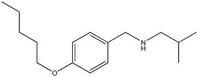 (2-methylpropyl)({[4-(pentyloxy)phenyl]methyl})amine Struktur