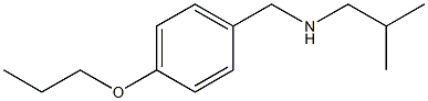 (2-methylpropyl)[(4-propoxyphenyl)methyl]amine Struktur