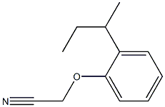 (2-sec-butylphenoxy)acetonitrile Struktur