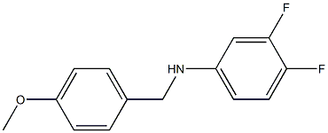 (3,4-difluorophenyl)(4-methoxyphenyl)methylamine Struktur