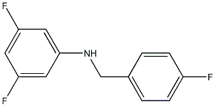 (3,5-difluorophenyl)(4-fluorophenyl)methylamine Struktur