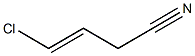 (3E)-4-chlorobut-3-enenitrile Struktur