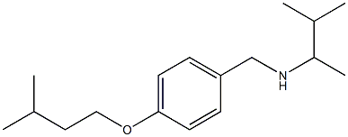 (3-methylbutan-2-yl)({[4-(3-methylbutoxy)phenyl]methyl})amine Struktur