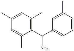 (3-methylphenyl)(2,4,6-trimethylphenyl)methanamine Struktur