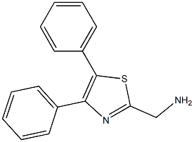 (4,5-diphenyl-1,3-thiazol-2-yl)methanamine Struktur