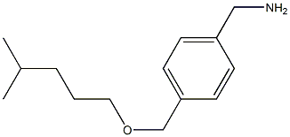 (4-{[(4-methylpentyl)oxy]methyl}phenyl)methanamine Struktur