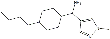 (4-butylcyclohexyl)(1-methyl-1H-pyrazol-4-yl)methanamine Struktur