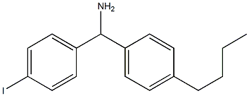 (4-butylphenyl)(4-iodophenyl)methanamine Struktur