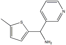 (5-methylthiophen-2-yl)(pyridin-3-yl)methanamine Struktur