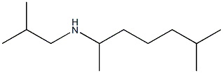 (6-methylheptan-2-yl)(2-methylpropyl)amine Struktur