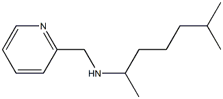 (6-methylheptan-2-yl)(pyridin-2-ylmethyl)amine Struktur