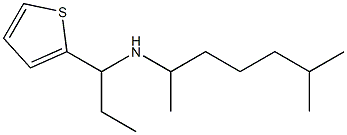 (6-methylheptan-2-yl)[1-(thiophen-2-yl)propyl]amine Struktur